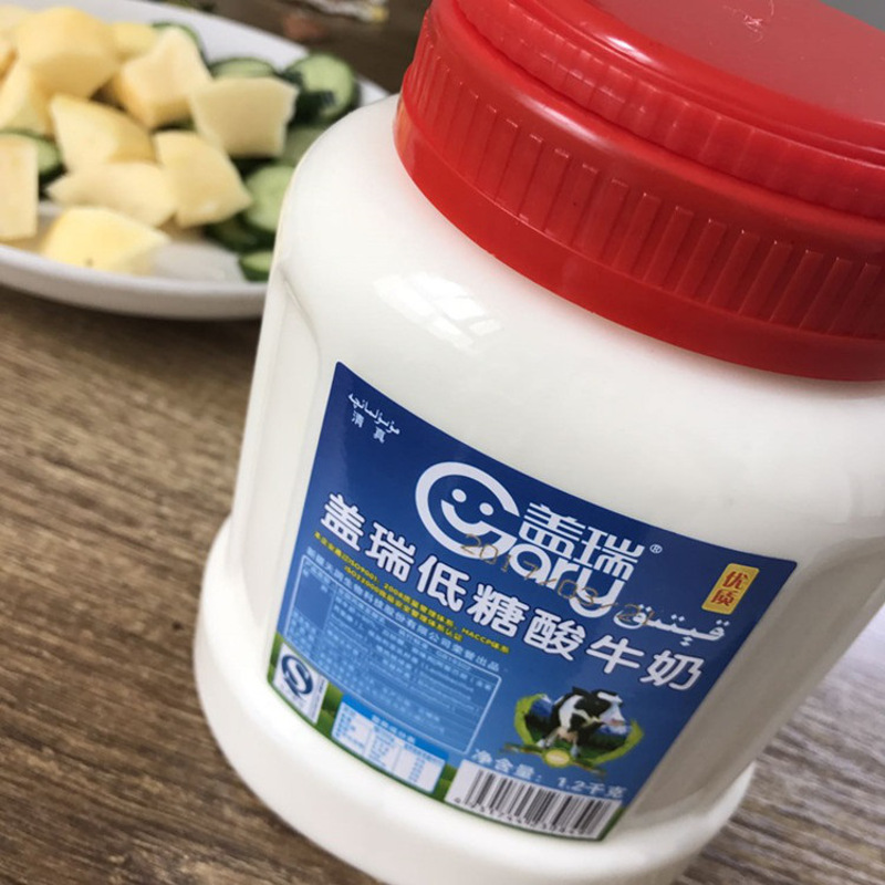 天润盖瑞低糖酸牛奶风味发酵乳12千克桶装产发mk