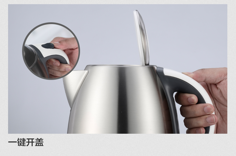 水宜生a432 电热水壶不锈钢 弱碱性养生除氯恒温家用办公烧水壶 容量