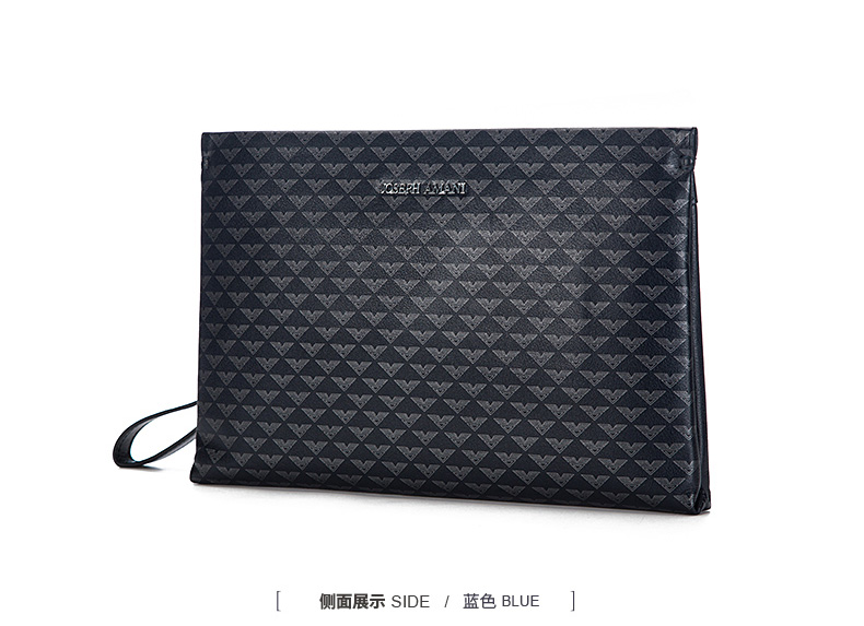 卓梵 阿玛尼(josephamani)男士手包真皮手拿包男软皮商务休闲头层牛皮