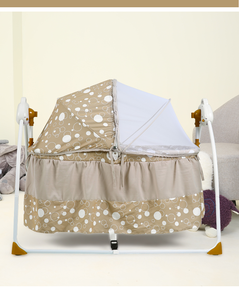 古达电动摇篮床婴儿摇摇床新生儿自动摇床