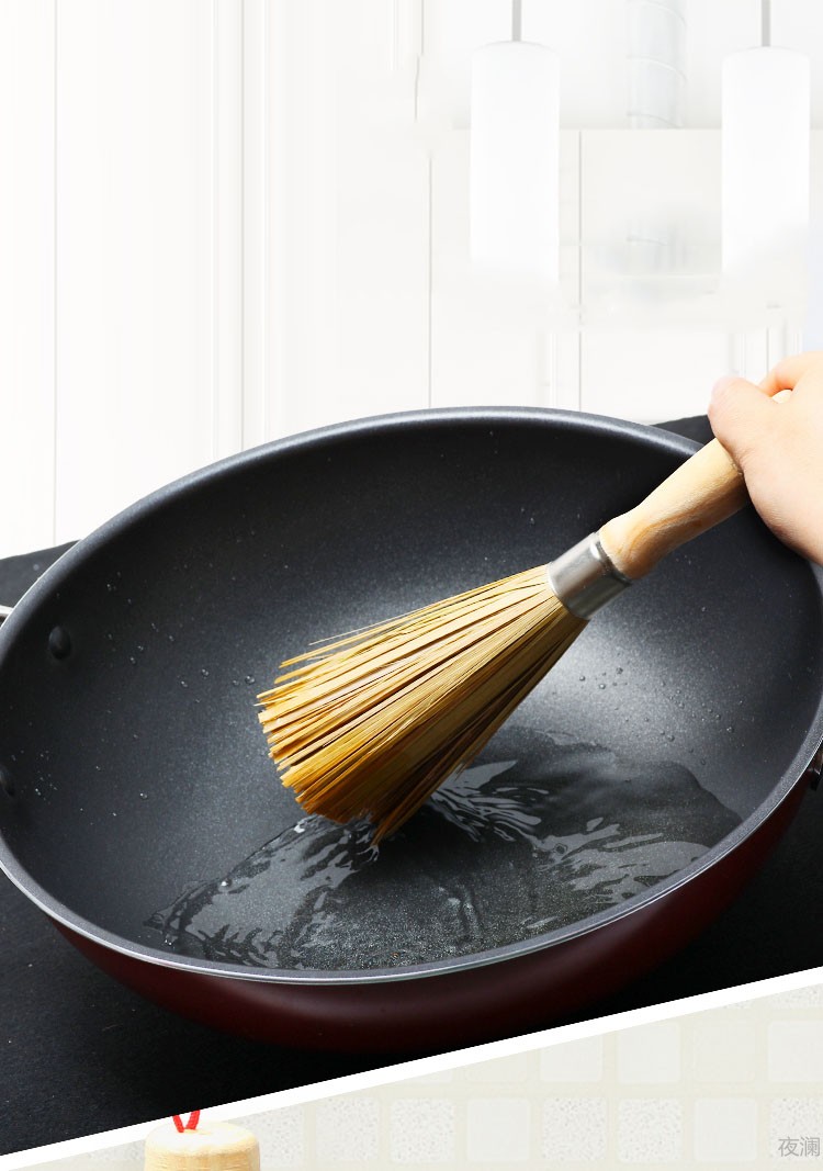 benys清洁工具 家竹刷子刷锅刷子简约创意家用厨房锅碟碗刷清洁刷子2