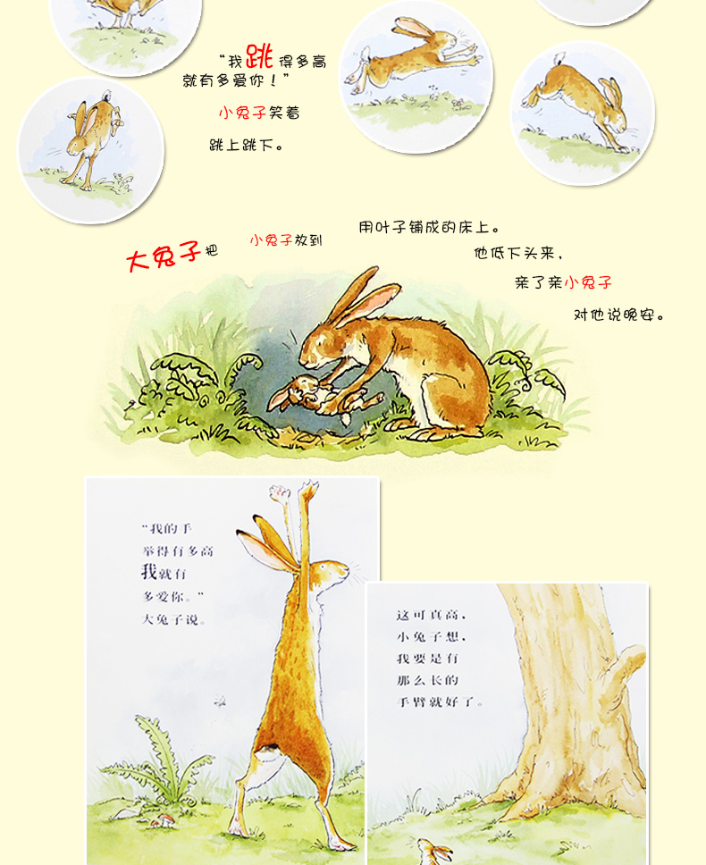 妈妈绘本 好饿的毛毛虫 猜猜我有多爱你 棕色的熊棕色的熊你在看什么