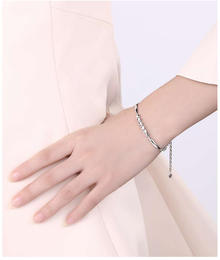 佐卡伊zocai-天使之吻 精美白18k金钻石手链 时尚通勤珠宝