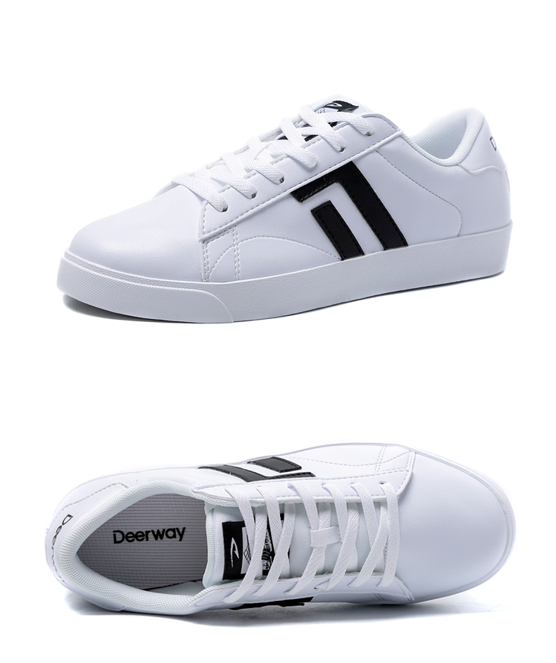 德尔惠男鞋板鞋男春休闲鞋滑板鞋透气小黑鞋耐磨男鞋