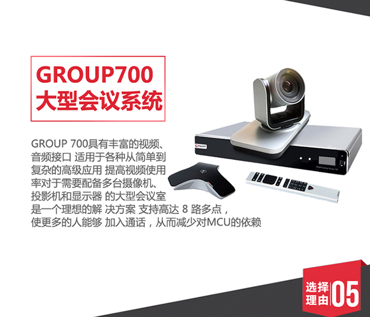 宝利通Polycom视频会议终端Group310-1080P