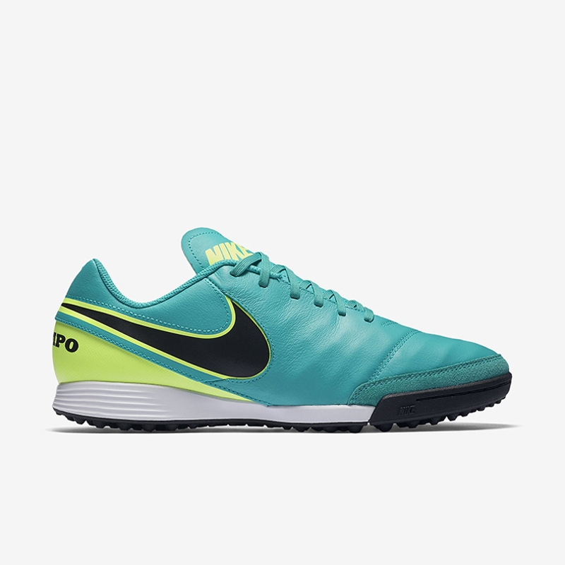 【耐克(nike)足球鞋】 nike耐克传奇6牛皮tiempotf男子碎钉人造草地