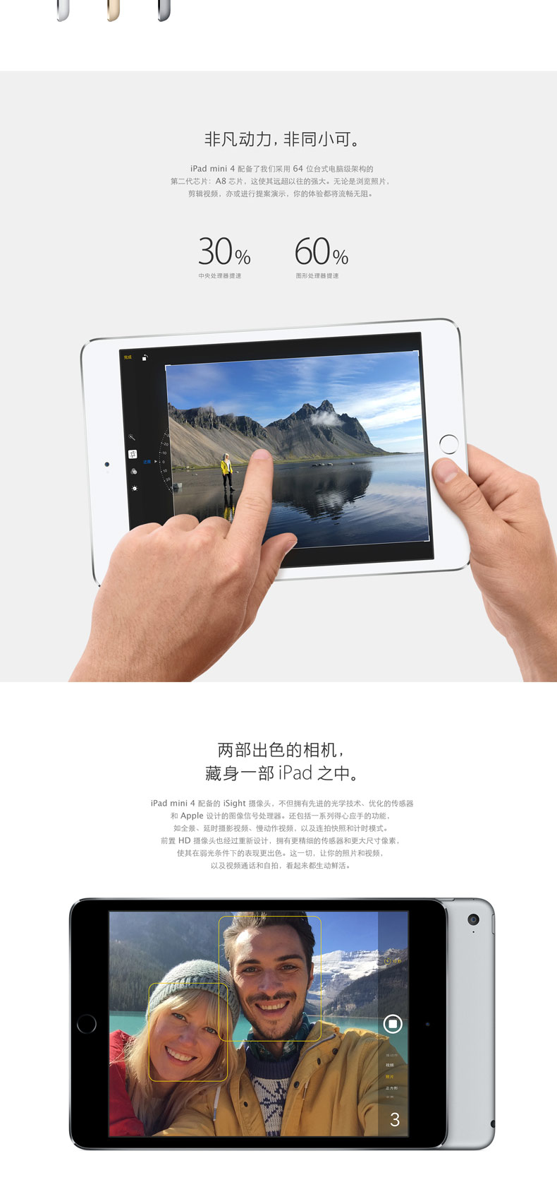 Apple iPad mini4 MK9Q2CH/A128G 金色