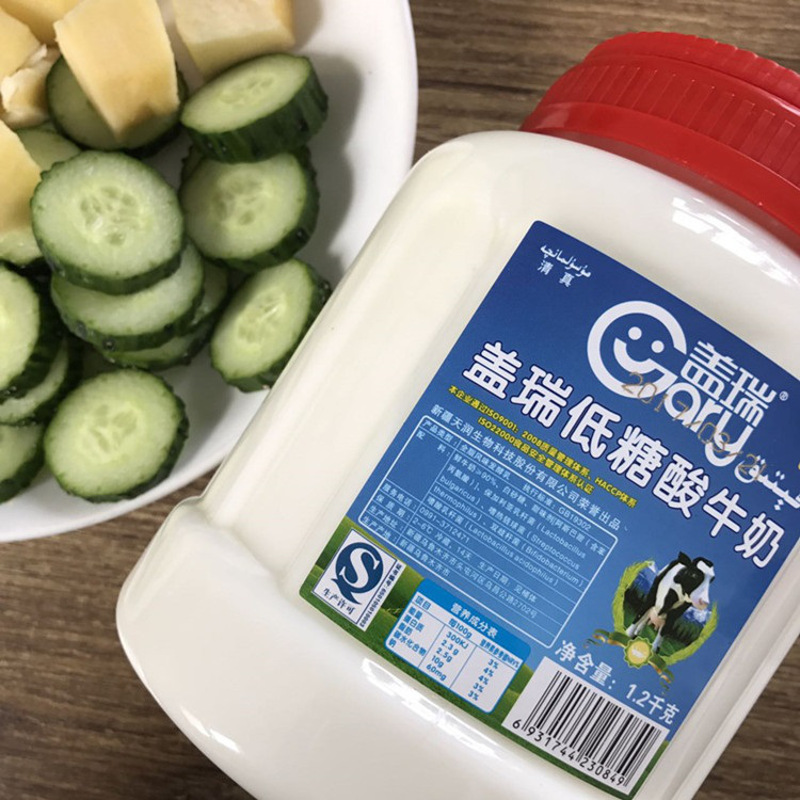 天润盖瑞低糖酸牛奶风味发酵乳12千克桶装产发mk