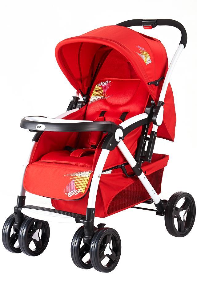 kinlee凯利童车a-68婴儿推车超长加宽双向避震宝宝手推车高景观可平躺
