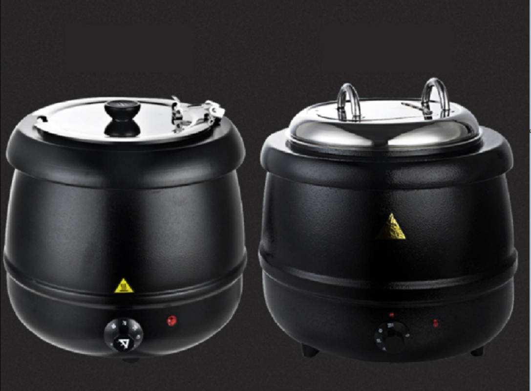 泽宇10l 电子暖汤煲保温汤炉酒店电热汤锅商用 黑色