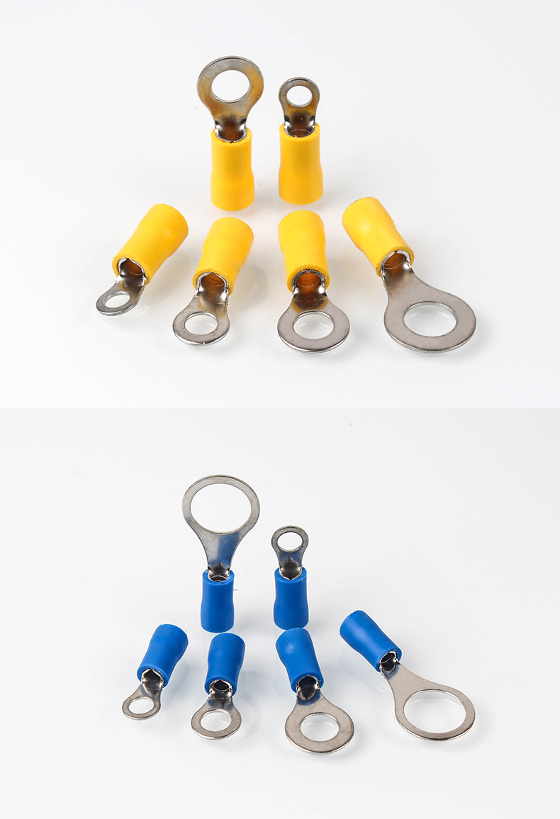 预绝缘接线端子冷压端子o型接头圆形组合套装端子12合1盒装420只