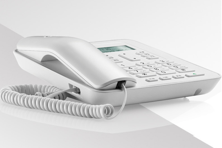 摩托罗拉(MOTOROLA)普通家用/办公话机来电显示电话机商务有绳座机CT310C(红色)