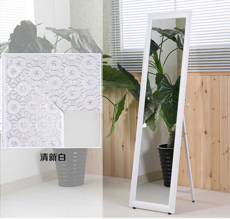 身试衣镜穿衣镜落地身镜子带支架简约实木支架长镜子