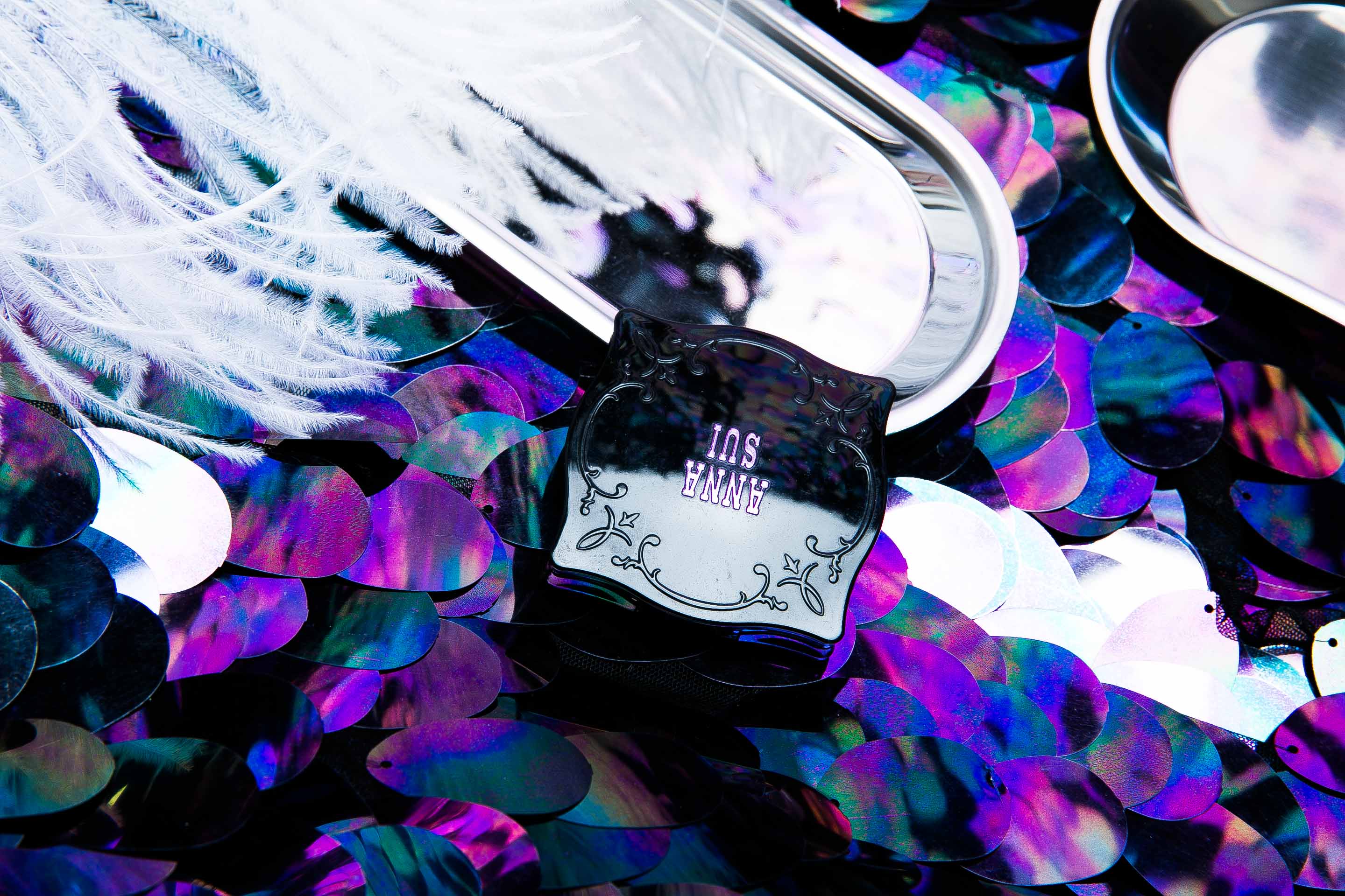 幻彩鱼鳞片纱 镭射背景布ins风拍照房间影楼装饰少女写真红直播装饰