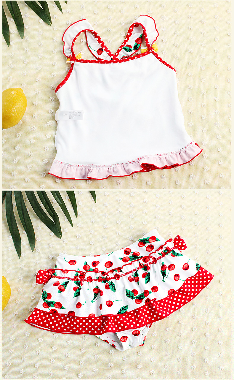 儿童泳裤泳帽女童泳衣三角泳裤幼婴儿宝宝度假戏水泳裤