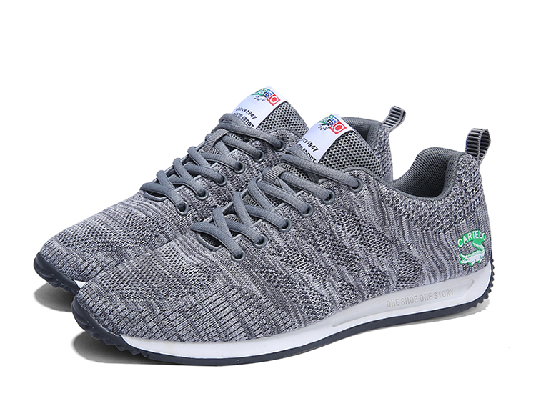 卡帝乐鳄鱼 2018夏季飞织网布休闲鞋百搭旅游鞋轻便跑步鞋透气运动鞋