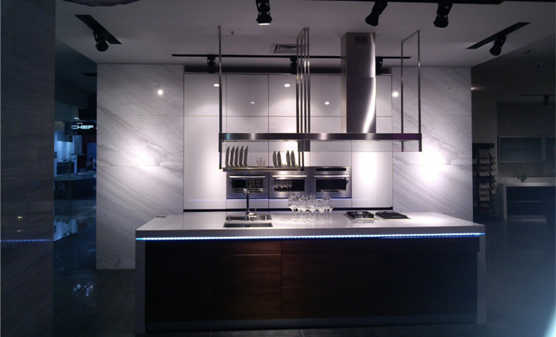 emeet/意米特368ab210公分中岛式油烟机大型吧台吊挂式抽油烟机酒店