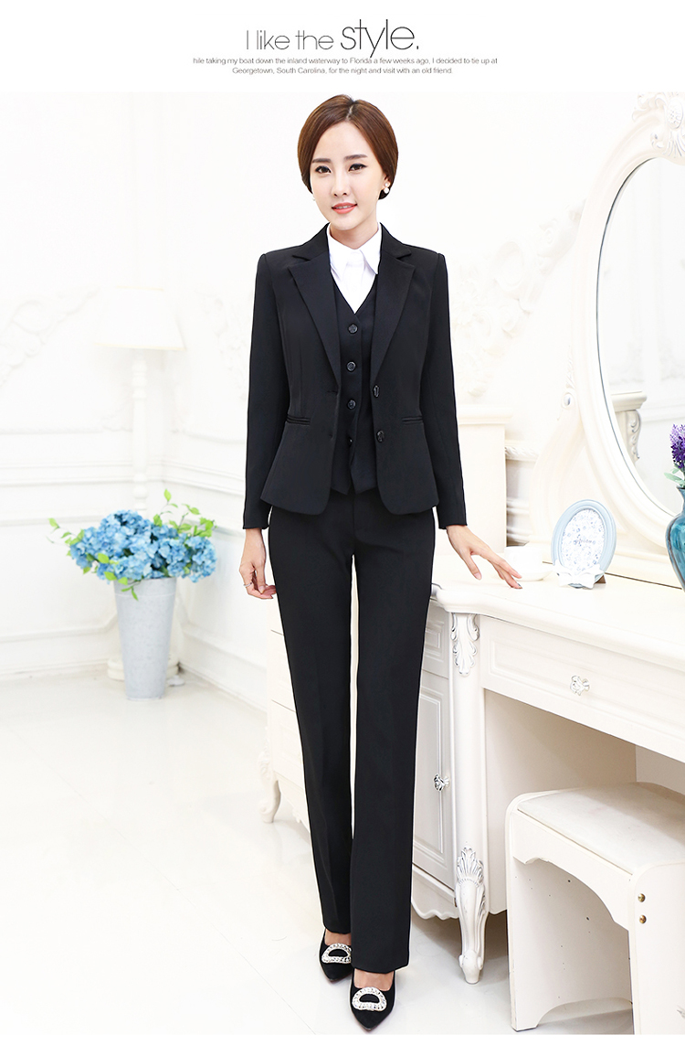 qma新款小西服女春秋职业装女装长袖两粒扣大码短款正装上衣西装外套