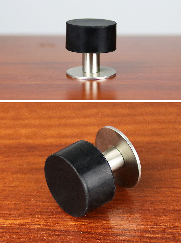 免打孔吸挡不锈钢地碰防撞器顶橡胶限位器玻璃碰堵阻