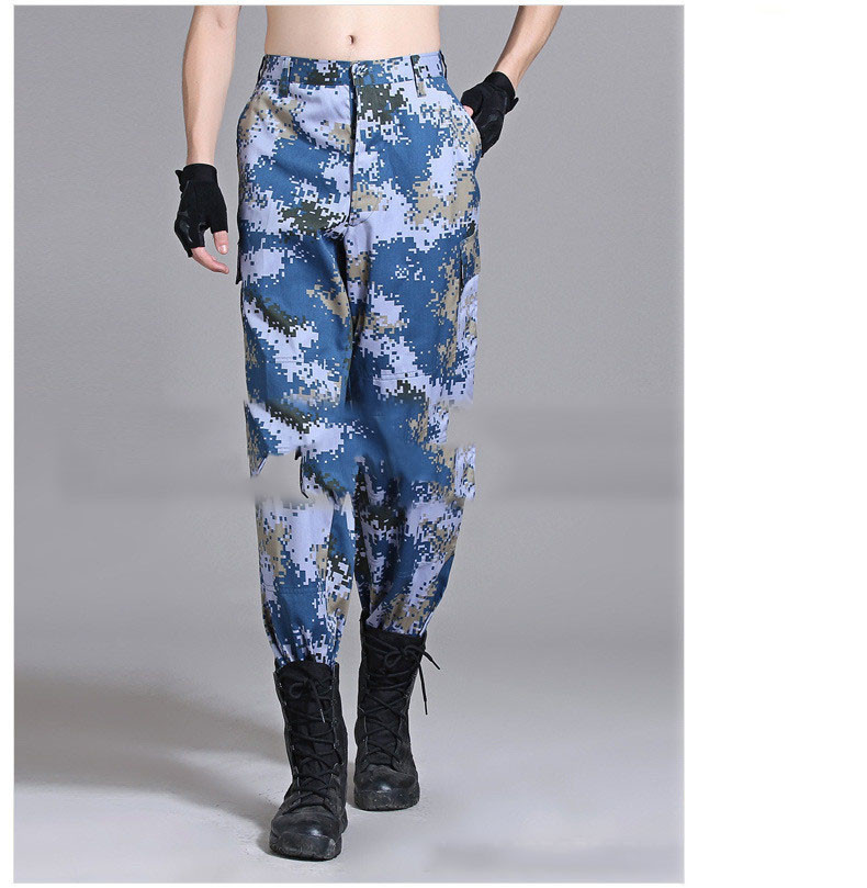 彩夏装海洋迷彩作训服海军迷彩服迷彩作训大衣