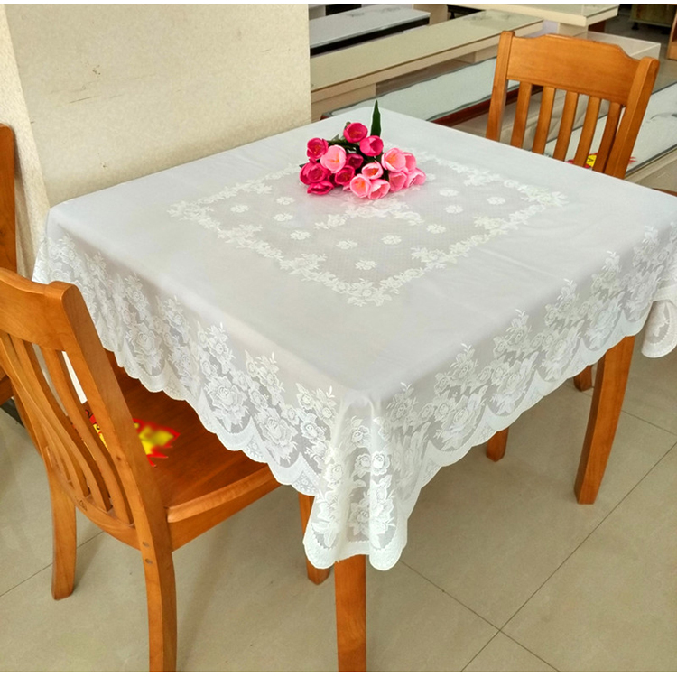 桌布塑料免洗台布田园防水正方形防油餐桌布八仙桌台方桌麻将盖布