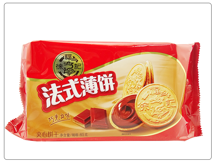 徐福记(xu fuji)饼干 徐福记 法式薄饼 花生味85g 任选 休闲零食饼干