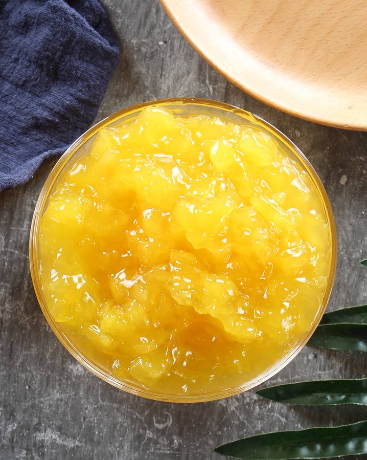 采集本味菠萝颗粒果酱凤梨果肉果酱果肉满杯菠萝奶茶店专用12kg0056