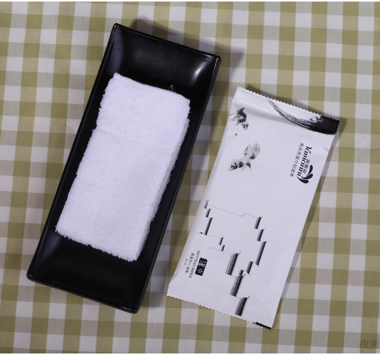 餐饮酒店宾馆餐厅用品棉湿毛巾餐巾一次性消毒毛巾100条默认颜色默认