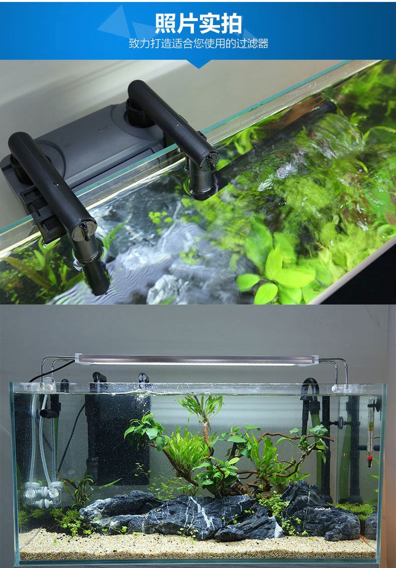 森森缸外过滤器壁挂式鱼缸过滤桶水族箱外置草缸过滤设备hbl803