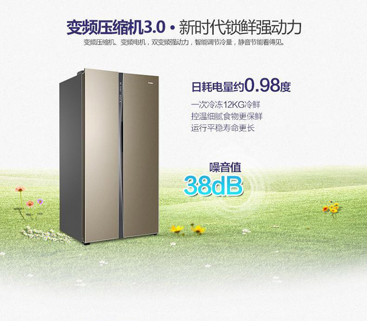 海尔冰箱bcd649wadv