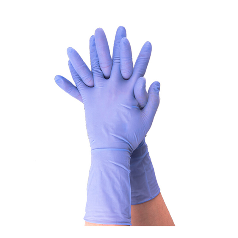 medicom/麦迪康 加长型一次性无粉蓝紫色丁腈手套 1131d m-l 12" 100