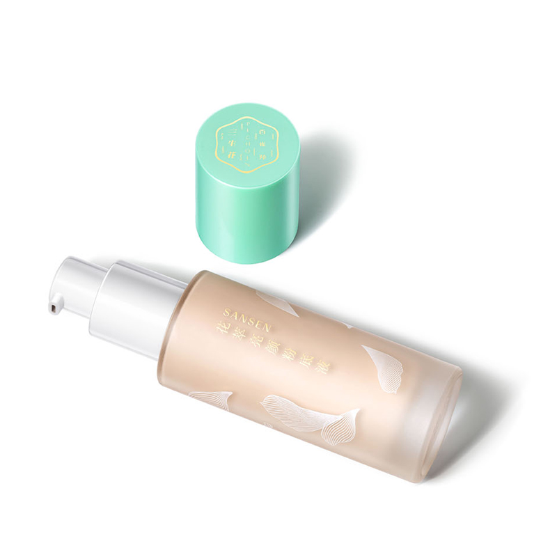 百雀羚(pechoin)三生花花萃亮颜粉底液(象牙色)30ml(遮瑕修颜 提亮