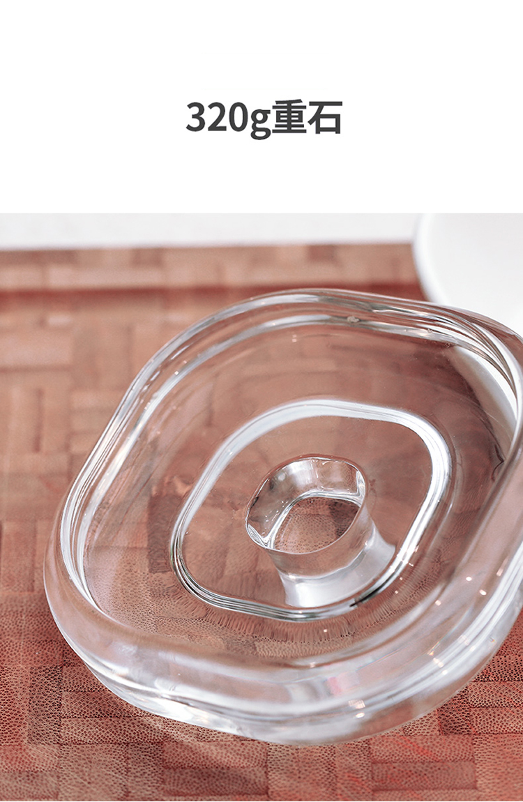 乐逸仕(leyishi)家居器皿3817 家用厨房加厚玻璃泡菜坛子密封罐腌菜缸