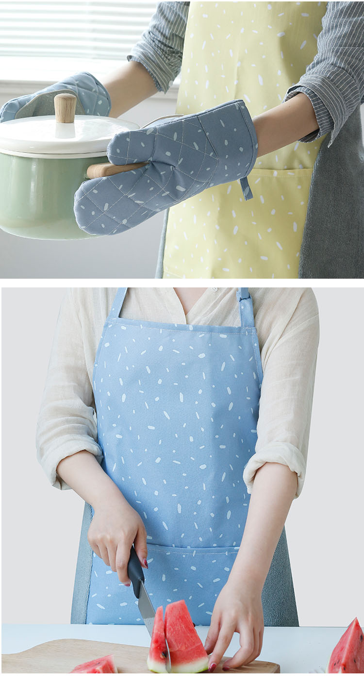 背心式围腰时尚家用厨房成人做饭防水围裙工作罩衣