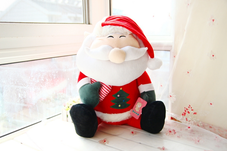 心向绒 圣诞老人公仔玩偶抱枕毛绒玩具圣诞节礼物装饰品摆件生日礼品