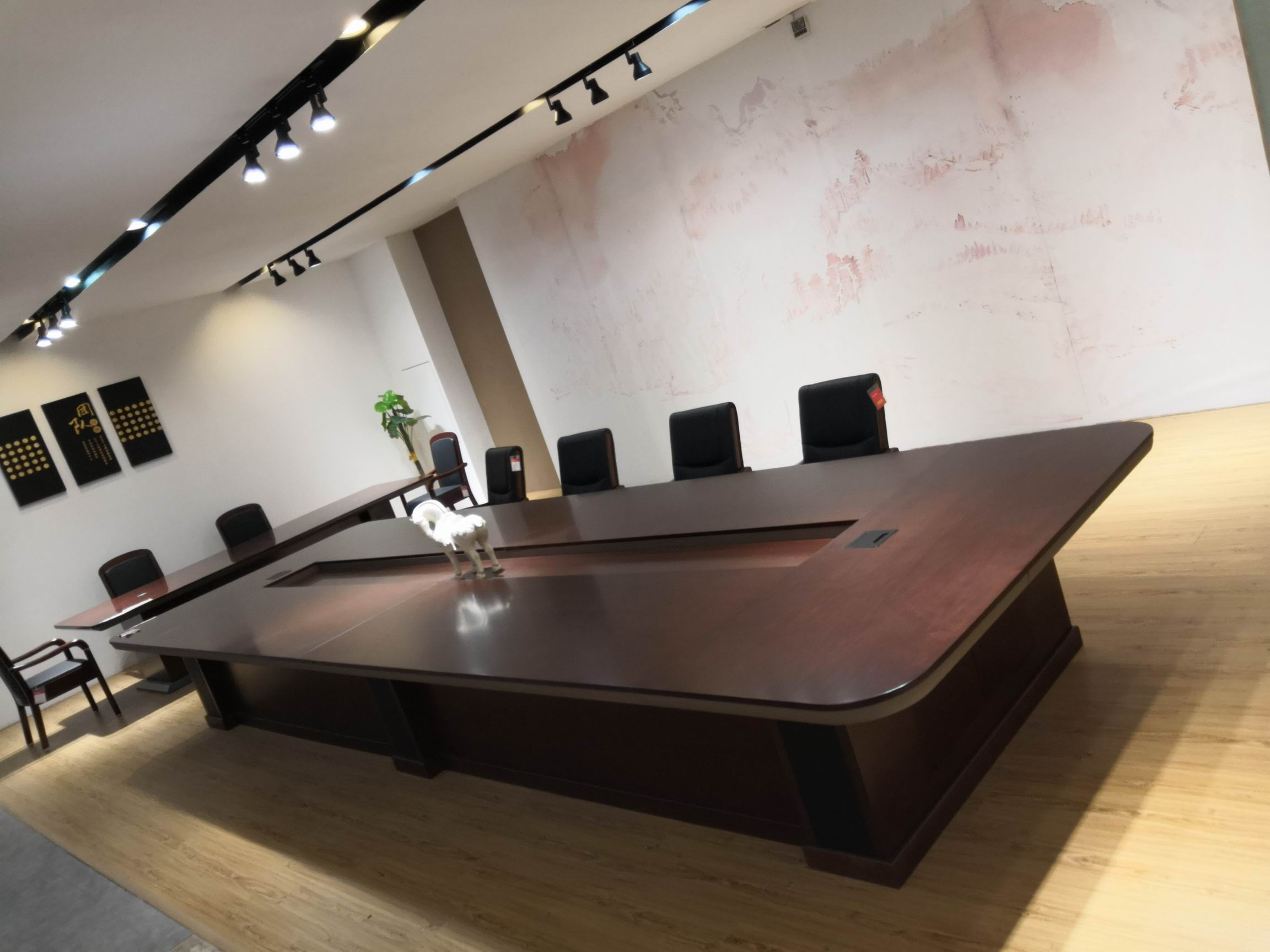 dyuans电脑桌/写字台d-6060b 会议桌椅组合办公桌大型职员培训桌长桌