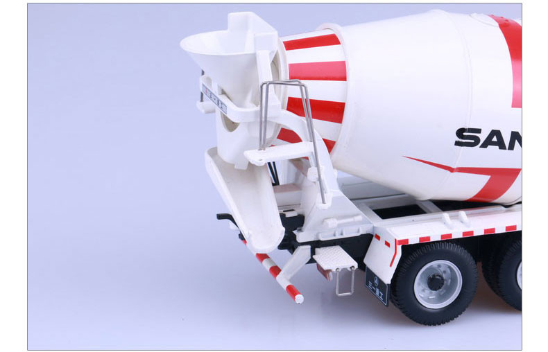135原厂合金工程模型sany三一混凝土搅拌车水泥罐车仿真车模