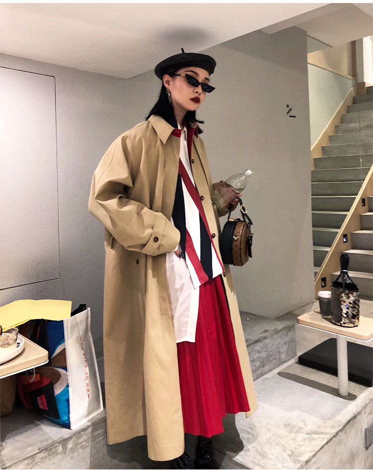 新款式ffstudio定制红白黑撞色拼接丝巾女2021春季新款百搭时尚长款围