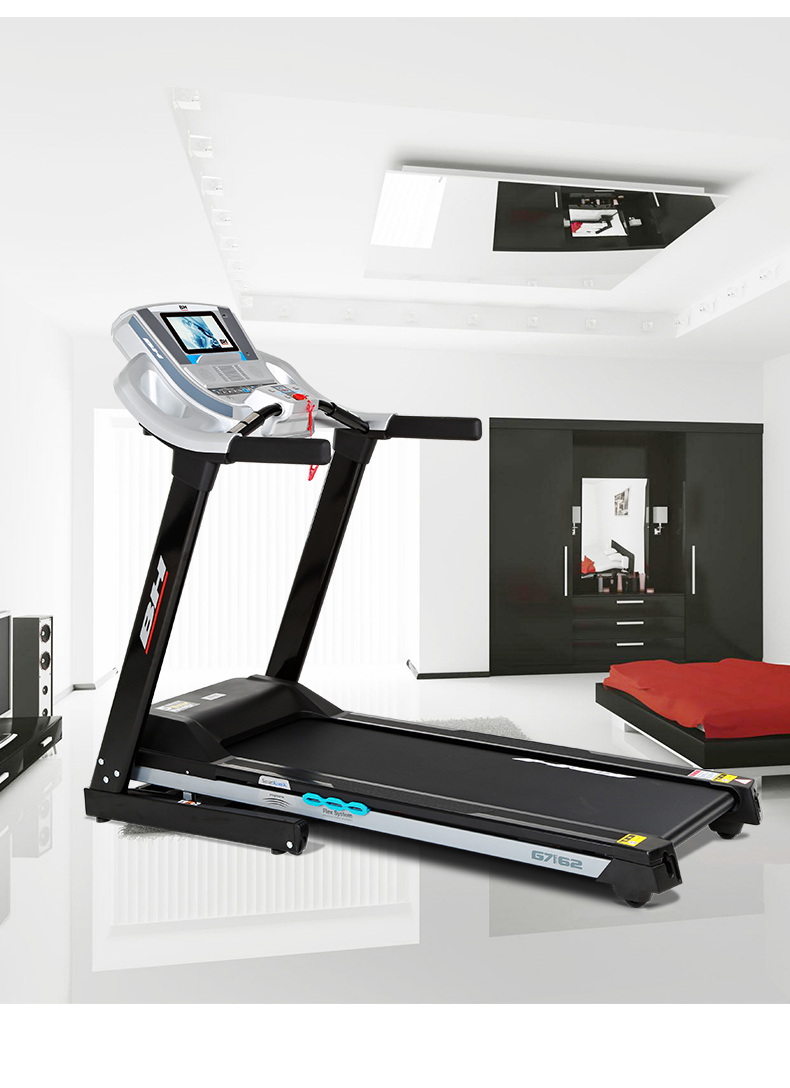 必艾奇bh跑步机家用折叠静音健身器材g7162max