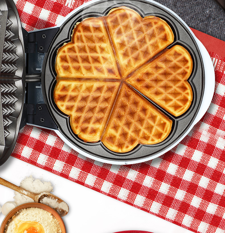 电饼铛家用双面加热华夫饼机烙饼锅鸡蛋仔电饼档机全自动