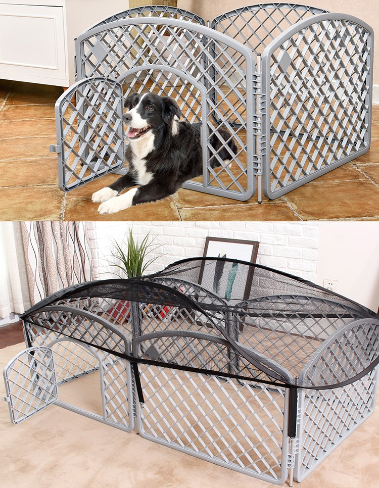 美卡makar狗狗围栏幼犬训练塑料围栏宠物围栏狗狗栅栏大型犬泰迪安全