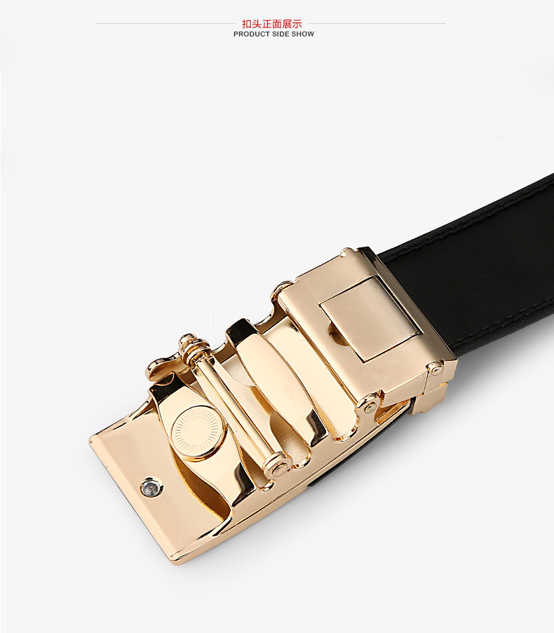 dante丹迪皮带男士新款时尚商务休闲腰带男牛皮自动扣韩版裤带