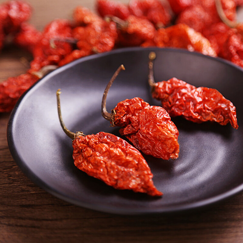 博多客叶菜类 博多客 云南特产芒市涮涮辣 100g 干辣椒印度魔鬼辣椒王