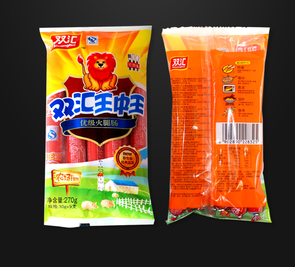 双汇(shuanghui)火腿肠 双汇王中王优级火腿肠270g【价格 图片 品牌