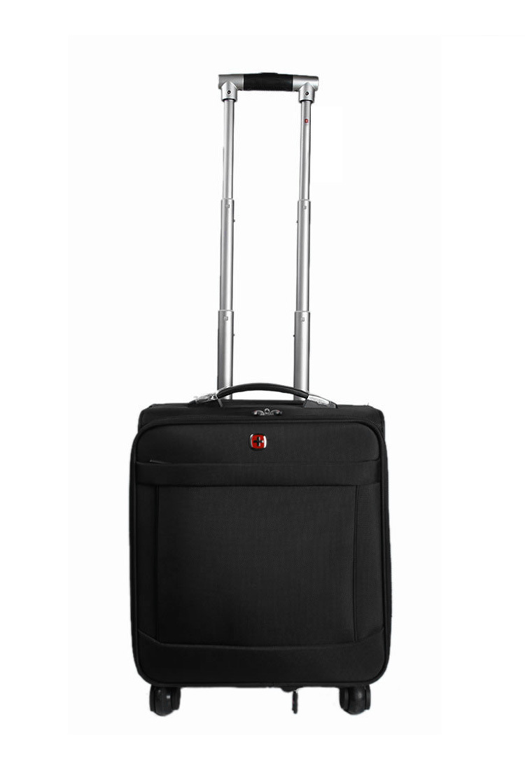 新品swissgear十字系列 牛津布 万向轮 8119拉杆箱 黑色 男女通用经典