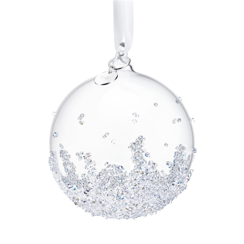 施华洛世奇玻璃圆球水晶球圣诞室内挂饰挂件车挂5135