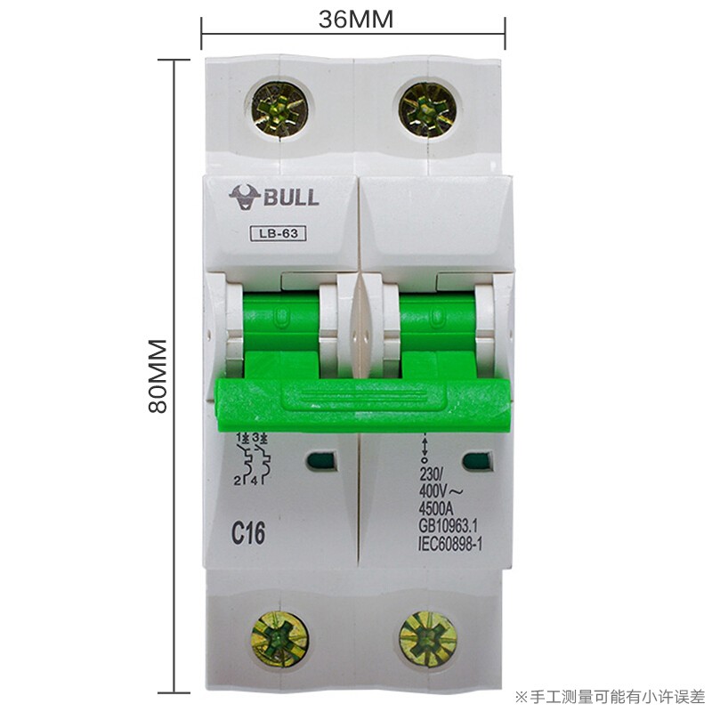 公牛(bull)公用设施相关产品gn2p20a 公牛(bull)开关插座面板空气开关