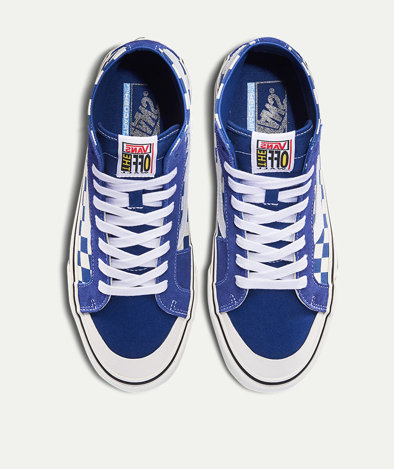 vans范斯正品新款toecap棋盘格男女低帮帆布鞋