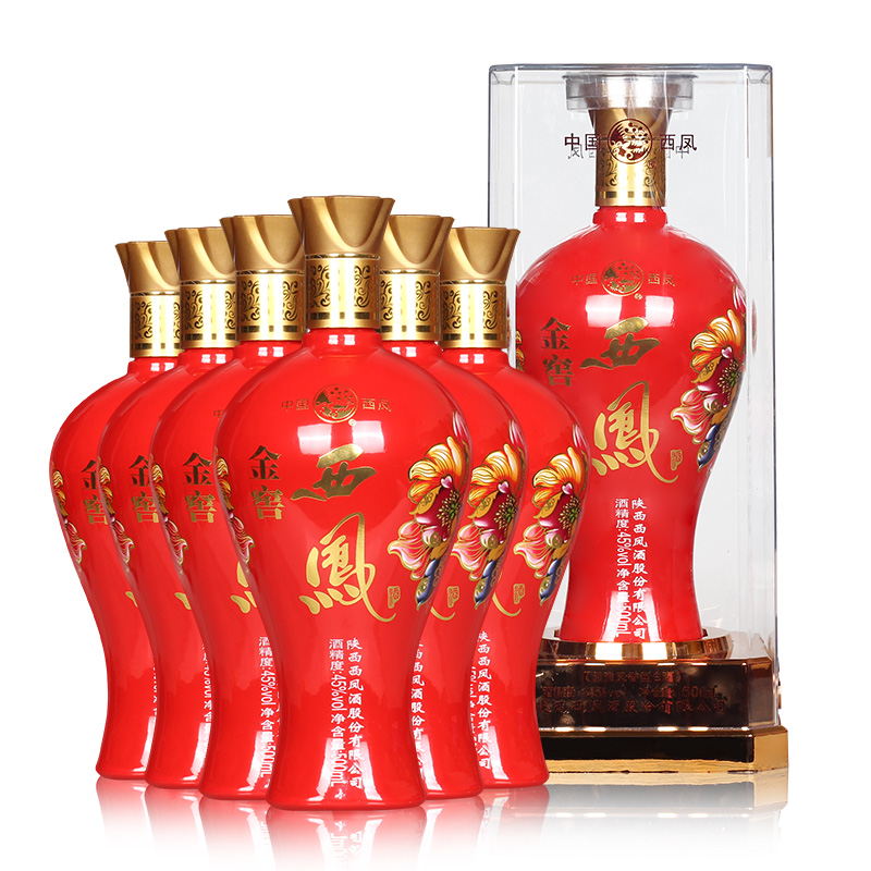 西凤酒45度金窖凤香型白酒整箱
