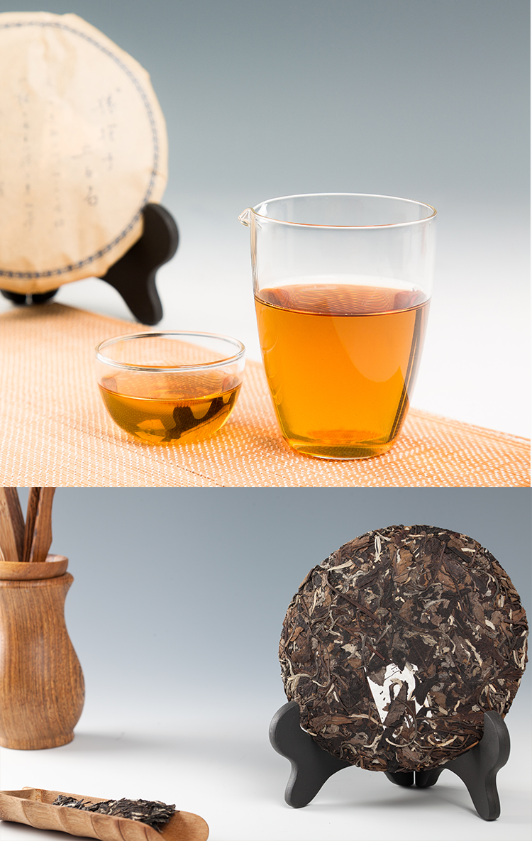 【浅色食品】 浅色茗茶之猿抱子系列 古树白茶 200g茶饼 立白石 日晒